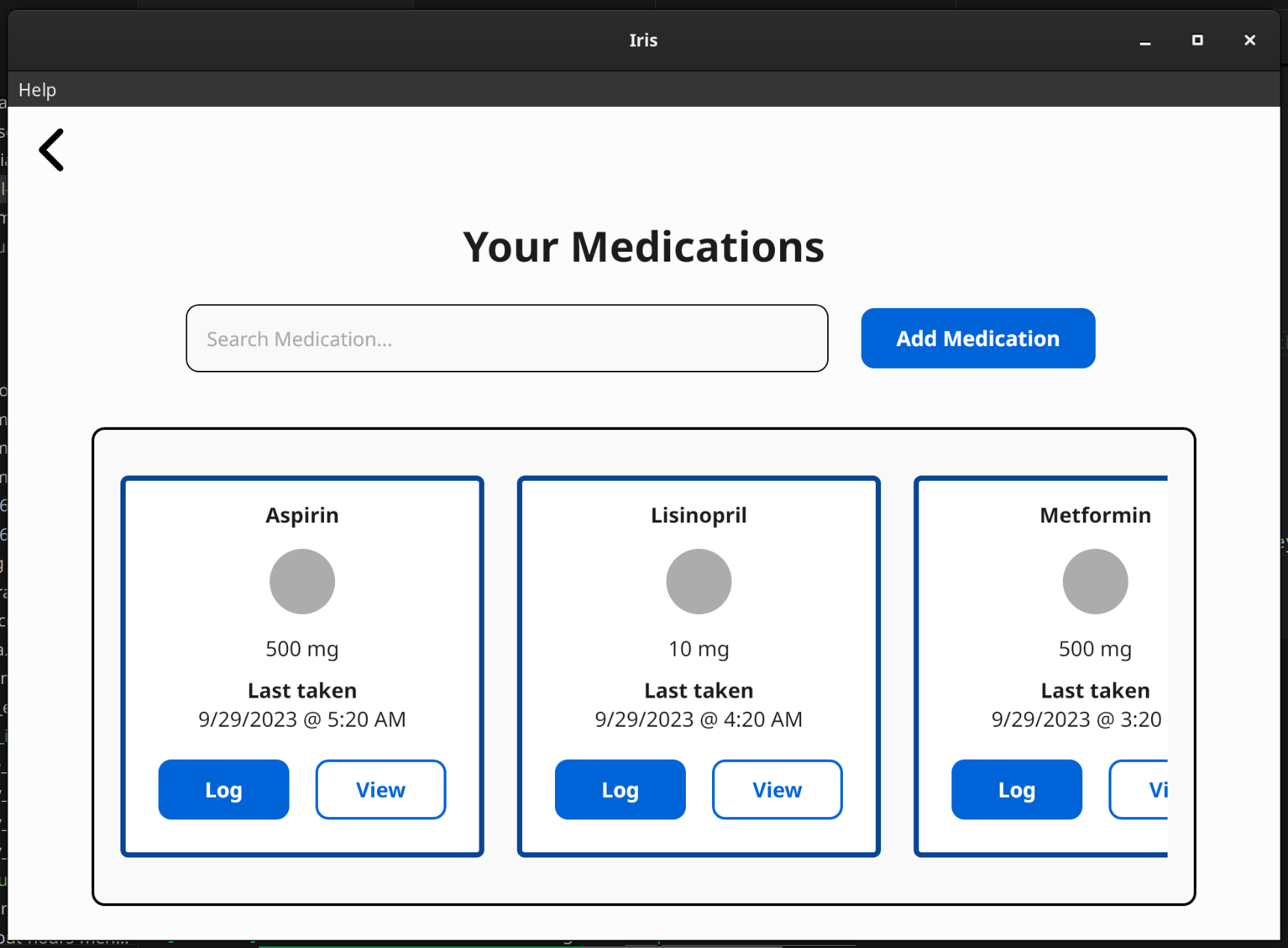 Iris Medications